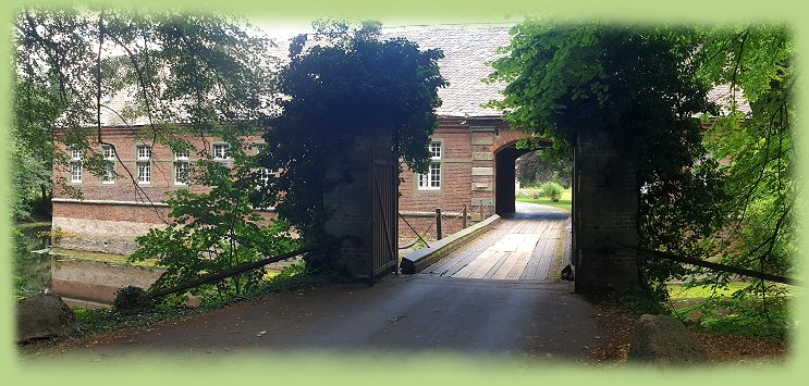 Wasserschloss Haus Assen - Eingang